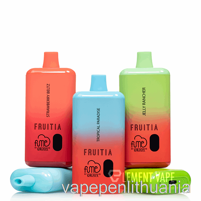 Fruitia X Fume 8000 Vienkartinis Mėlynas Purvinas Vape Skystis